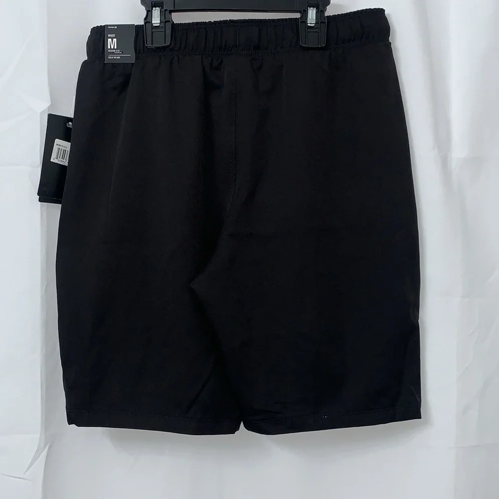 Hurley Boys Black 4-Way Stretch Hybrid Shorts Size Medium Quick‎ Dry Swim Kids